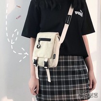 Japanese Harajuku tooling style messenger bag Korean ins retro street shot canvas bag female student small bag ulzzang