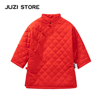 JUZI STORE Children Dress New Year Cotton Clothing Winter Thickened Retro Traditional Clothes Donater Dress Girl 1046201