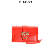 PINKO Womens Bag Joker Fashion soft Single Shoulder Crossbody Postman Small Bird Bag Swallow Bag 1P21KUY5FF