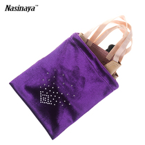 Furuno 22 color art gymnastics shoes storage bag protective bag pocket stretch velvet V-shaped hot drill