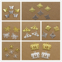 Ancient style brass hanging piece handmade hairpin diy material Hanfu ancient hair hairpin walking hair accessories connector