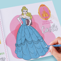 Childrens Painting Book baby coloring book kindergarten watercolor painting Frozen Princess graffiti painting book