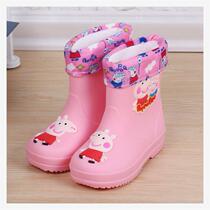 Daughter men tong meng baby childrens rain lightweight non-slip tong yu xue Big Boy water shoes boys cute red