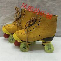 Double Row Roller Skates Skate Skate Wheel Skate Shoes Adult Children Professional Double Row Wheels Sliding Shoes Dry Skates