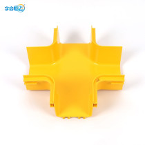 YQHF Yuqi Hengfei fiber channel accessories horizontal four-way pigtail slot four-way connector fiber channel accessories cross connector pigtail slot machine room wiring factory direct sales