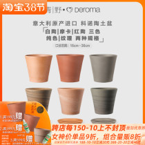 deroma imperii Roman red pottery flower pot multi-meat green broccoli Nordic minimalist living-room balcony size flower pot