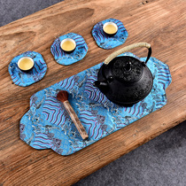 Delusion Cloud brocade linen tea mat Tea mat Small tablecloth cloth tea towel Tea cup mat Dry bubble table Pot Tea tray