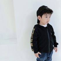 BAPE Chaoboarder Boy dress ape head male and female child baby shark black parquet for a child jacket in the middle of a child