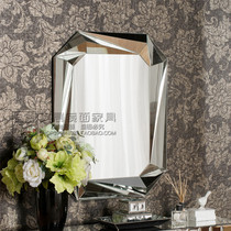 Eurostyle Mirror Furniture Genguan Fireplace Decoration Mirror Glass Solid Hanging Mirror Bathroom Mirror Dresser Dressing Goggles Wearing mirror