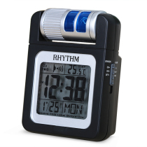 RHYTHM Alarm Clock Student Creative Electronic Clock Silent Multi-function LCD Children's Bedside Clock