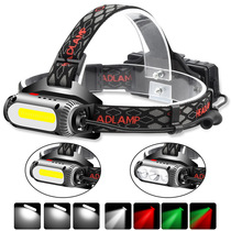 Rampage Donkey Strong Light Outdoor Mountaineering Hiking Headlight Three Light Source Head-mounted USB Rechargeable Multifunctional Headlight