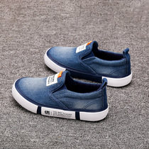 Childrens canvas shoes boys cloth shoes girls board shoes leisure spring and autumn shoes 2021 spring new Korean tide Wild