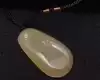 (Wu)Pendant Zen pendant Yellow dragon jade simple listing natural jade