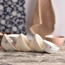 Japanese imported hand-painted ceramic bowl home Japanese style rice bowl small eating bowl creative underglaze color tableware