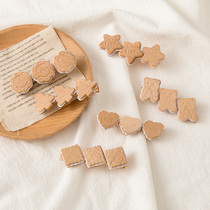 Cookies hairclip red 2020 nian new cute Christmas cookies of clip bangs issuing broken hairclip sub-headdress