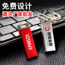 Ansdy 2gu plate lettering metal Mini Waterproof 2G advertising USB custom logo gift enterprise customization