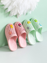 Baotou slippers Womens summer hole shoes cute soft bottom non-slip pregnant women nurse intensive care room foot slippers