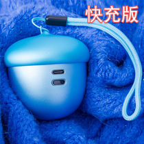 Mini Thermostatic Warm Hands Treasure Type-C Smart Quick Filling Cute Fat Pamper Nut Charge Warm Cake USB Oak Cartoon