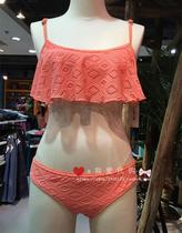 Hong Kong substitute ROXY lotus lace genuine of bikini swimsuit specialist without steel buttons and natural form