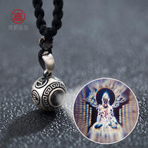 Lingki Life Museum Bento Buddha Pendant Six-character Mantra Fortune Maitreya Buddha Guardian Tibetan Tantric Necklace