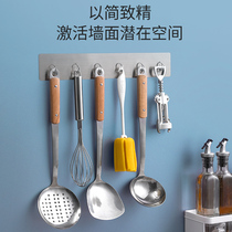 Jianjia adhesive hook no trace-free perforated door rear hook wardrobe hook bathroom kitchen wall-mounted coat hook