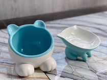 vivipet small Q Bowl cat bowl cat bowl cat bowl cat bowl ceramic Garfield cute cat bowl teddy dog bowl