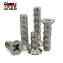 304GB819 stainless steel DIN965 cross sink head screw M4 * 6-M4*80