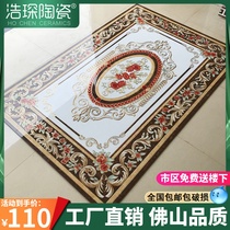 Floor tile living room tile parquet 800x800 European restaurant carpet tile jigsaw puzzle throwing Crystal aisle into the home