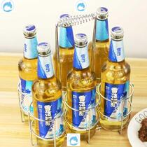 Bold 12 pieces of beer carry beer beer basket display stand stainless steel 6 bottles