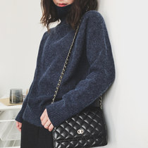 Lazy wind turtleneck sweater women 2021 autumn and winter New loose pullover thick warm Joker base sweater