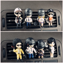  Chicken-eating Jedi battle Royale peripheral hand-made car air outlet decoration perfume jewelry 98K doll doll model