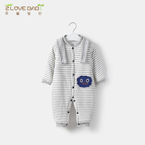 Female baby clothes warm clothes spring and autumn men newborn clothes Winter thickened baby jumpsuit winter