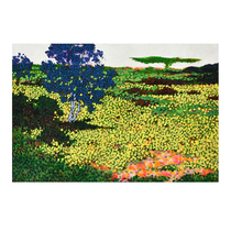 Zhonglong art hand-painted oil painting solitary Chen Chao suburbs living room decoration painting collection national tide art