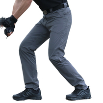 Outdoor consul tactical pants spring and autumn news flash commuting wear-resistant slim summer quick-drying overalls security training pants
