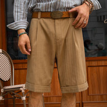 SOARIN retro American tooling 50% PANTS MEN AMMEO Casual 100 Hitch Minimalist Approx. 5 Minute Shorts