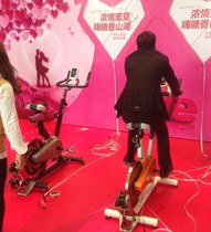 The driving car riding bicycle equipment props lights on the generator device driver drives the amusement light toy performance