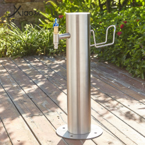 Outdoor stainless steel tap floor antifreeze crack water cloth garden garden wash handmop pool pile