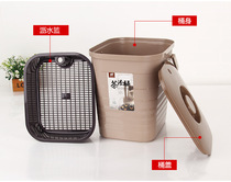 Tea bucket tea residue bucket drainage bucket tea set accessories plastic tea bucket tea tray tea bucket tea ceremony