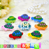 7 colors 7 grain of wood Tortoise Press Nail Wall wall Wall Nails Creative color Work Words Cork Nails Big head Tnails