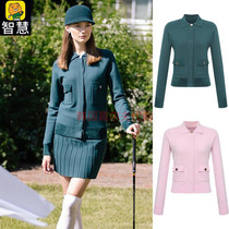 South Korean MCKAYSON golf suit jacket woman 21 autumn golf turning knitwear fashion jacket