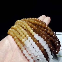 Hetian Jade and sugar jade bracelet pendant lanyard sugar white jade gradient