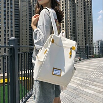 ~ Oxfordwoman double shoulder bag Korean version ins 100 lap large capacity high school kid backpack fashion trend college student bag
