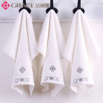 Jie Liya square towel pure cotton small towel Household face towel Adult cotton thickened childrens baby wipe saliva towel