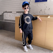 Reflective suit boys autumn new foreign style 2021 childrens Korean version handsome middle and large boy boys spring and autumn tide