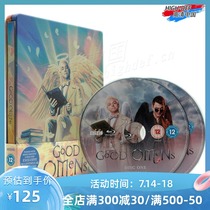 (Spot) (Blu-ray BD-English word-UK Iron box) Good Omen genuine HD Fantasy comedy movie CD-ROM