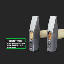 Clamper hammer wooden handle electrical hammer small hammer horn hammer flat hammer iron hammer wooden handle small hammer iron hammer