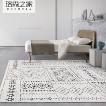 Rsemnia Morocco Wind Carpet Living Room Tea Table Blanket Modern Minima Grey Nordic Ins Wind Bedroom Bedside Blanket