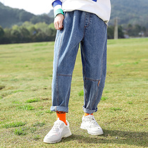 Childrens autumn jeans 2021 New Girls spring and autumn pants