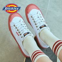 Dickies jelly canvas shoes womens summer thin breathable ins tide Korean version wild low-top thick-soled soft soleplate shoes
