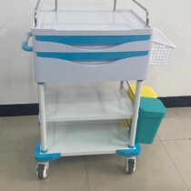ABS nursing car Multi-function medicine delivery car Nursing emergency car Change car Laboratory beauty salon trolley